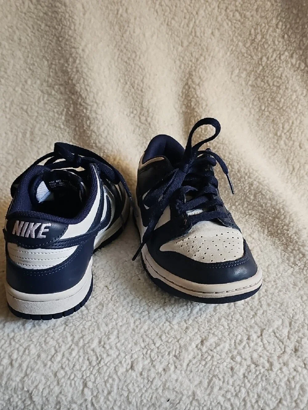 Nike Navy Blue Mesh Athletic Shoe